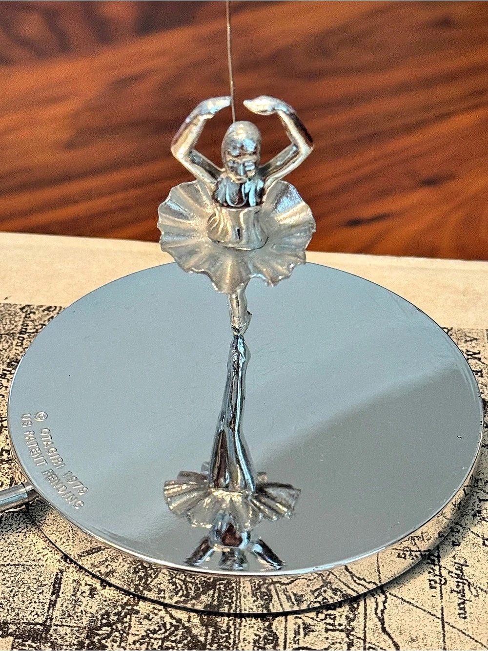 MCM Vintage Japanese Ballerina Otagiri Kinetic Art